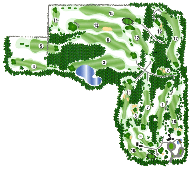 glen cairn golf course map